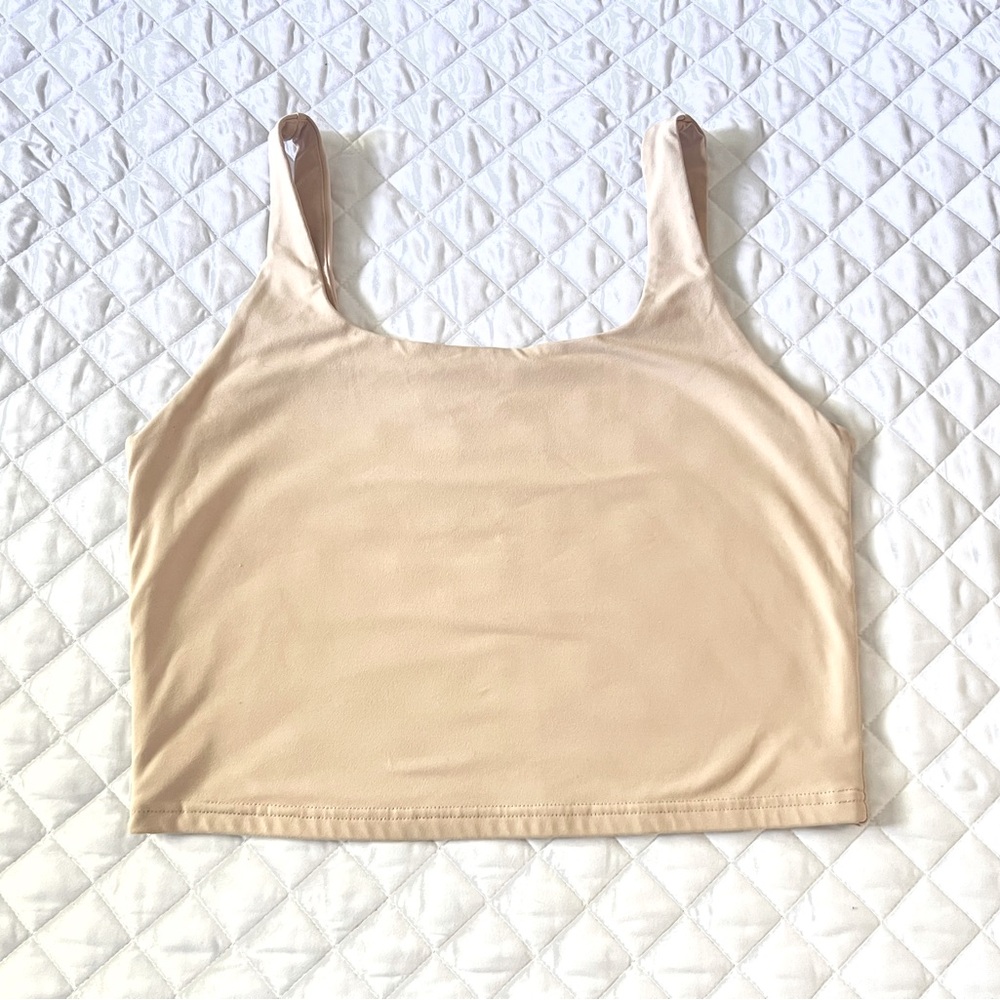 SOLD ReoRia - Tan Crop Top